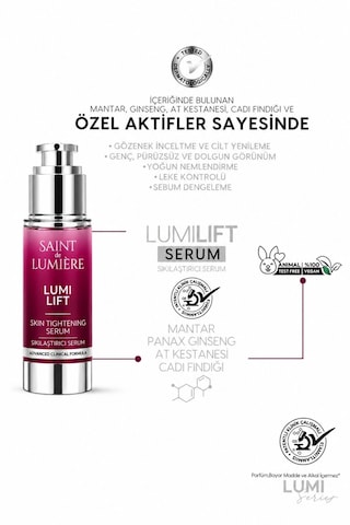 Lumılıft Gözenek, Siyah Nokta Ve Yaşlanma Karşıtı, Dolgunlaştırıcı Serum
