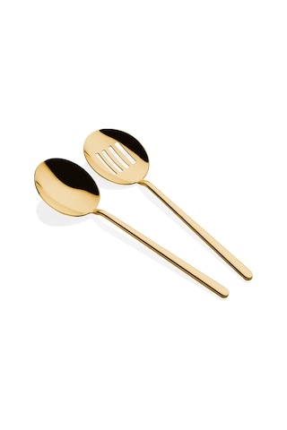 The Mia Salata Servis Seti Gold 2 Parça