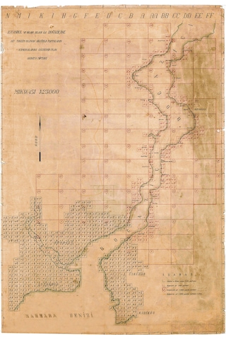Alman Mavileri(1913-14) 1.dünya Savaşı Öncesi İstanbul Haritaları
