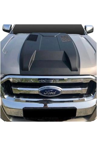 Ford Ranger Kaput Scoop 2015-2022 Uyumlu Abs Plastik Silecek Delikli