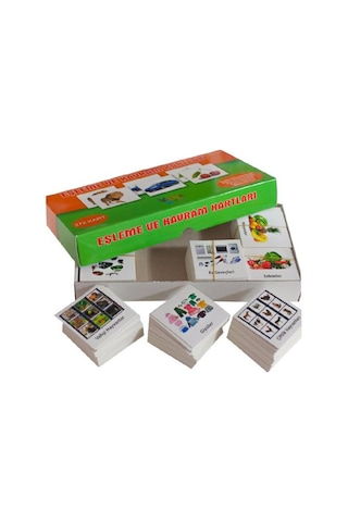 3 Yaş Eşleme Ve Kavram Kartları yuka Kids