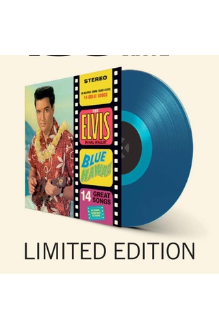 Elvis Presley - Blue Hawaii +1 Bonus Track - Limited Edition In Transparent Blue Vinyl. - Plak