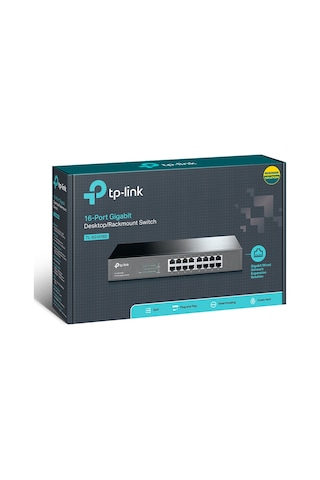 Tp Link Tl Sg1016D 16 Port Gigabit Rack Mount Switch 10/100/1000