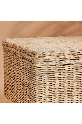Bank, Rattan, 120 Cm Acı Kahverengi