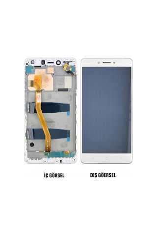 Teknonet Lenovo K6 Note Uyumlu Lcd+dokunmatik+çıtalı - Gold