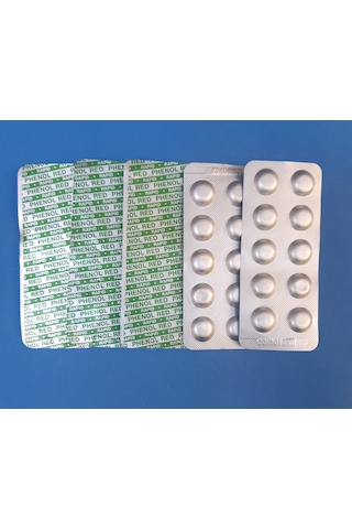 Havuz Suyu Ph Test Tableti Phenol Red 50 Tablet