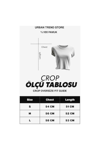 Urbantrendstore Crop Tişört Beyaz Just Girl Baskılı Rahat Kesim Raw Cut Basic Kısa Tshirt Beyaz