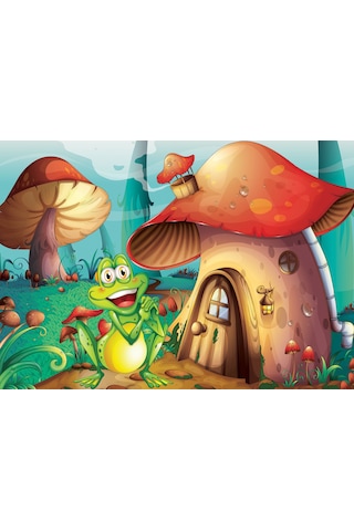 Yappuzz Mutlu Kurbağa 16 Parça Çoçuk Puzzle