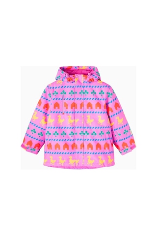 Bobo Choses Printed Çocuk Kayak Montu Pembe Y 8/9