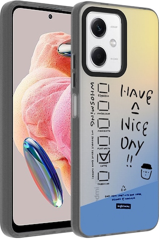 Redmi Note 12 4g Kılıf Desenli Uzrm Dragon Sert Kapak - Have Have