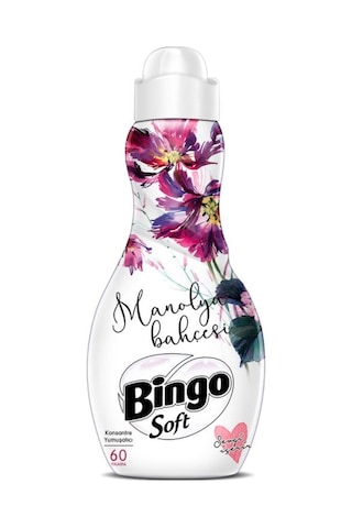 Bingo Soft Konsantre Çamaşır Yumuşatıcısı Manolya Bahçesi 1440 ML