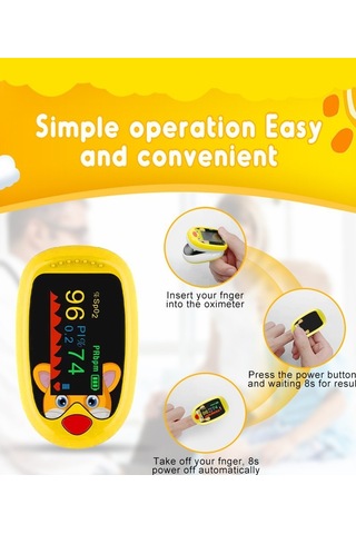 Lichen Oksimetre Testi Ev Parmak Nabız Oksijen Koruması Parmak