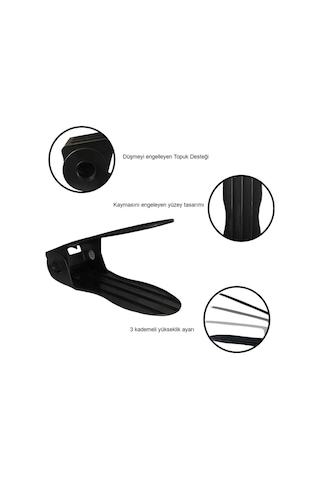 Ayakkabı Düzenleyici, Ayakkabı Rampası Pratik Organizer Siyah