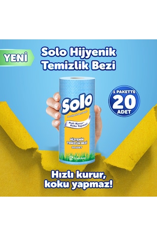 Solo Hijyenik Temizlik Bezi 12'li