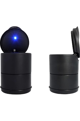 Işıklı Araba Küllük - Volkswagen Küllük - Işıklı Kapaklı Küllük - Mavi Işıklı Küllük