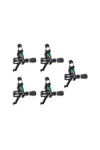 Hangfox 5 Adet Bahçe Çim Alani Döner Suluş Sprinklerı - Bahçe Tarım İçin Kayar Kollü Plastik Sprinkler, Dn20 3/4" Dahili İğne, 10-20m Suluş Çapı