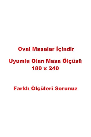 Valerium Kadife Dokulu Oval Masa Örtüsü 230 X 300 Siyah