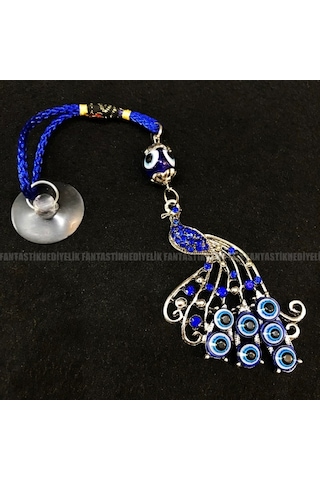 Tavus Kuşu Nazar Araba Hediyesi Vantuz Otomobil Dikiz Ayna Süsü (387792683)