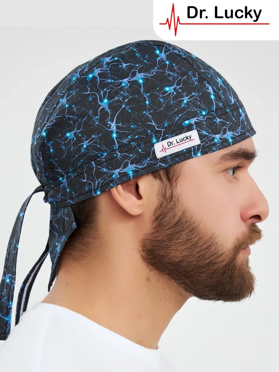 Dr. Lucky Tıbbi Pamuklu Bandana Neronlar 383515404