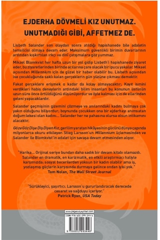 Göze Göz Dişe Diş Diyen Kız - Millennium Serisi 5