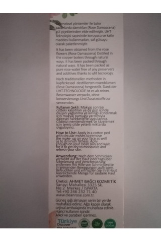 Clean Rose Gül Suyu 390 ML