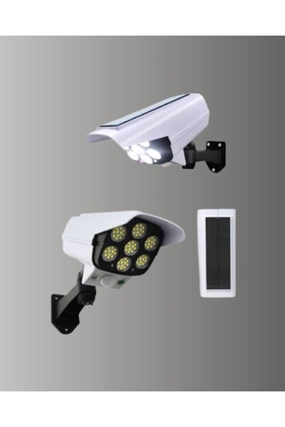 Northcity Kablosuz Güneş Paneli Dış Mekan Lambası - 2400mah Led Aydınlatma Ve Caydırıcı