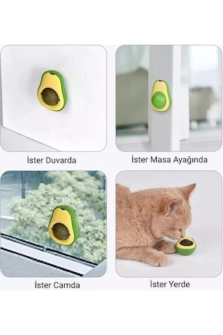 Petürkiye Avakado Kedi Naneli Catnip Yalama Oyun Topu