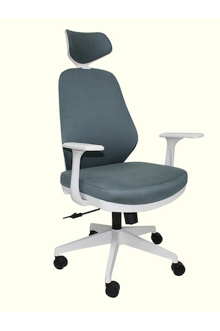 Apex White Pro Yönetici Koltuğu Ofis Koltuğu Mavi