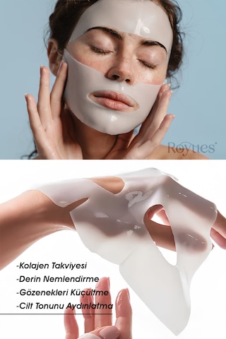 Royues Şeffaflaşan Kolajen Yüz Maskesi 4 x 34 G