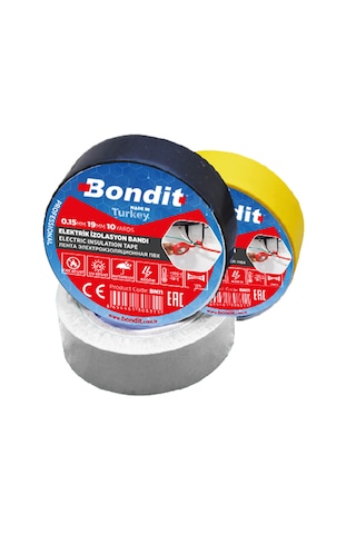 Bondit Elektrik İzole Bandı Karışık Renk - Bn11m - 1 Adet