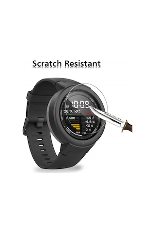 Amazfit Gtr 2e 47 Mm Saat Ekran Koruyucu Tam Kaplama Tpu Film 2 Adet