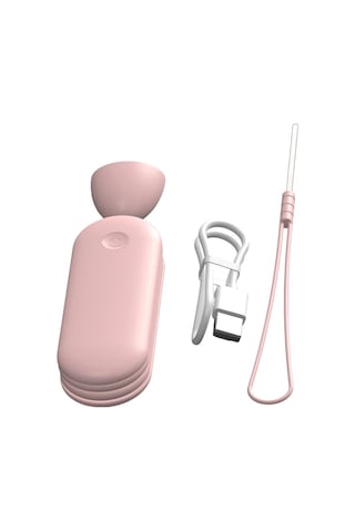 Yunboo Yakala Boyun Led Okuma Lambası - Sarı/soğuk Beyaz/ıslak Beyaz Işık, 3 Seviye Parlaklık, 1800mah Pil, Pembe Diğer