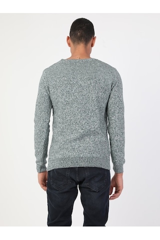 Colin's Slim Fit Bisiklet Yaka Erkek Yeşil Kazak CL1046303_Q1.V1_GRM