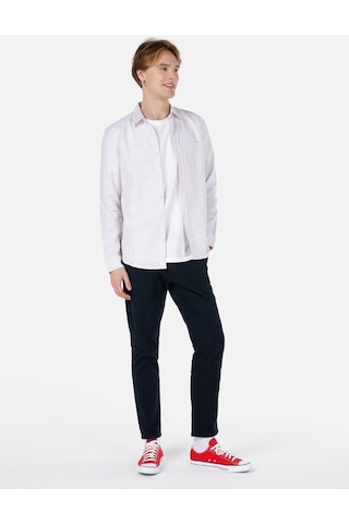 Colin's Colins Dar Kesim Shirt Yaka Çizgili Bej Erkek Uzun Kol Gömlek Cl1066850 Cl1066850 Q1.v1 Beı Bej