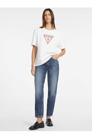 Guess Kadın Tişört-w4yı76k8hm0 Beyaz