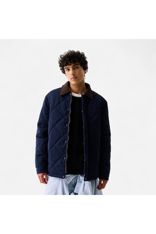 Hunter Ardwell Quılted Jacket Erkek Lacivert Mont Harm0003252-ns