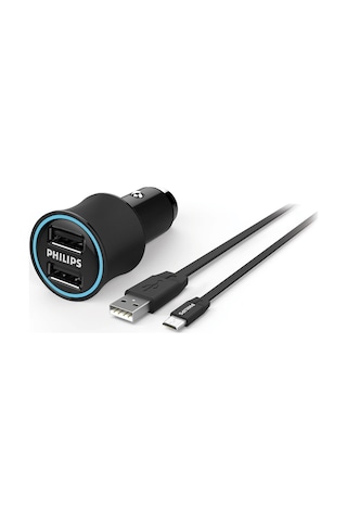Phılıps Dlp2553V Araç Şarj & Micro Usb Kablo