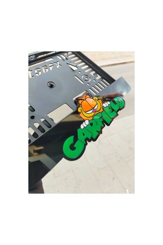 Motorsiklet Plakalık Garfıeld Lazer Kesim Pleksi - 634872671