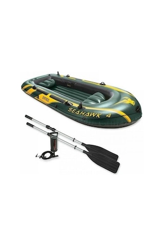Intex 68351 351 x 145 x 48 CM Seahawk 4 Şişme Bot Seti