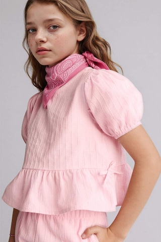 Defacto Kısa Kollu Bluz Kız Çocuk H5247a826smpn693 Pembe-pn693
