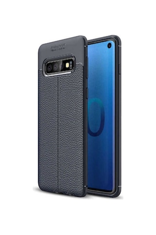 Galaxy S10e Kılıf Zore Niss Silikon Kapak Lacivert
