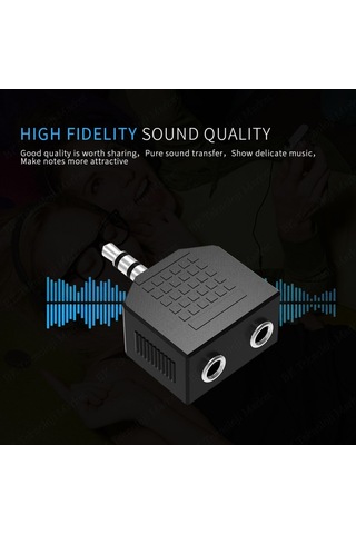 3.5Mm Stereo Kulaklık Ses Çoklayıcı Adaptör