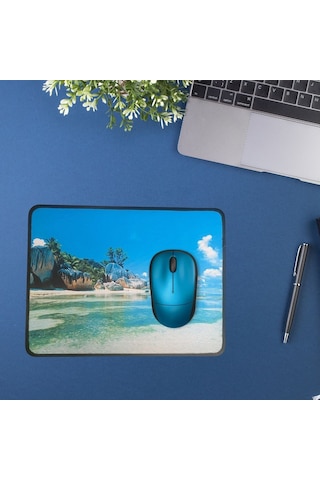 Buffer 25x32 Cm Küçük Boy Mouse Pad Manzara Ada