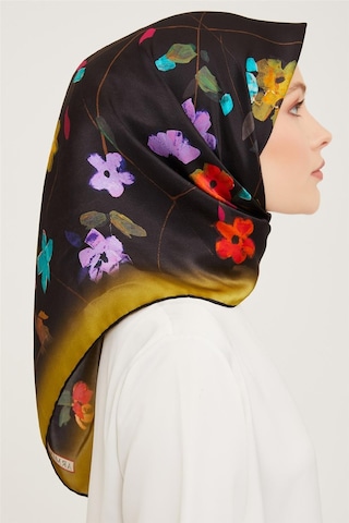 Armine Twill İpek Eşarp 23ka9048 01 - Turuncu