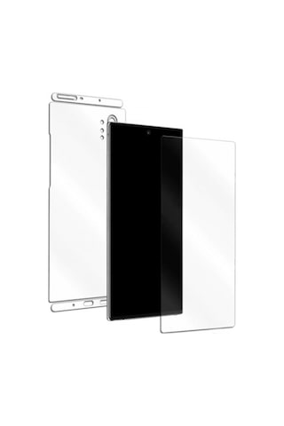 Exquıs Samsung Galaxy Note 10 Uyumlu Ön Ve Arka Koruma 360 Full Kaplama - Şeffaf