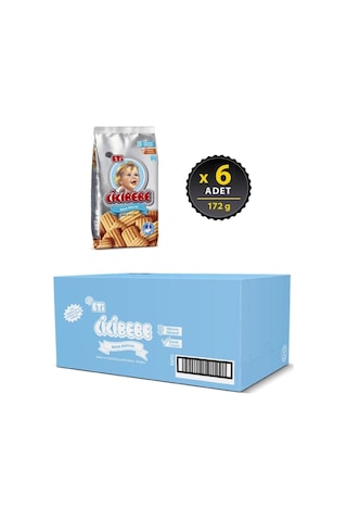 Eti Cicibebe Bisküvi 172 G X 6 Adet