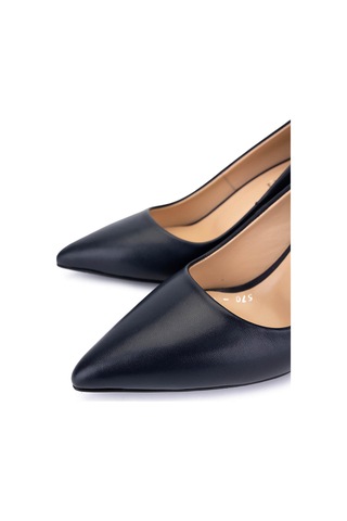 Tamer Tanca Kadın Hakiki Deri Lacivert Deri Topuklu Ayakkabı 1132 570 Bn Ayk Sk25-26 Lacı Derı Lacivert