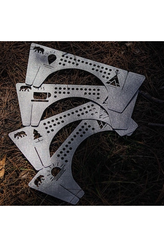 Kamp Ayısı Ottomanfire Bushcraft Jel Yakıtlı Osmanlı Ocağı Gri