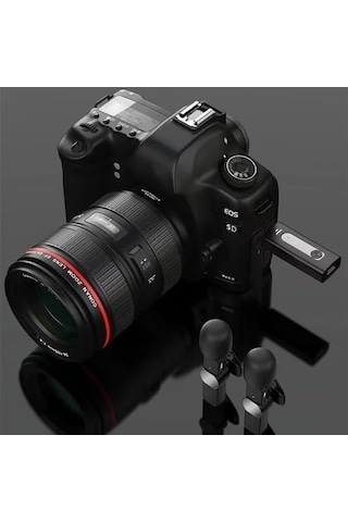 K35-2 Wireless Kablosuz Mikrofon Jaklı Ergonomik Tak Çalıştır Jak Audio Android Telefon Araç Uyumlu Çiftli Yaka Mikrofonu