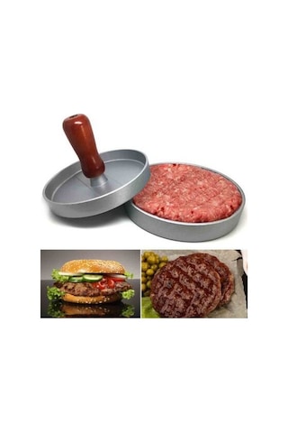 EPİNOX HAMBURGER KALIBI & PRESİ -ALÜMİNYUM 12 CM (HPR-12)